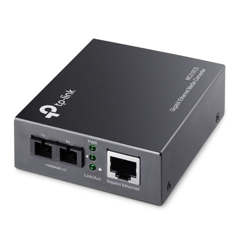 TP-Link (MC210CS) Gigabit Single-Mode Media Converter - UPC / LAN