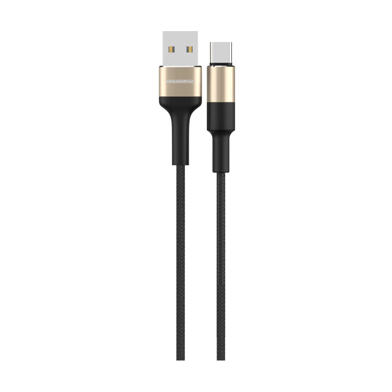 RockRose 2.4A USB-C Cable - 1M / Black