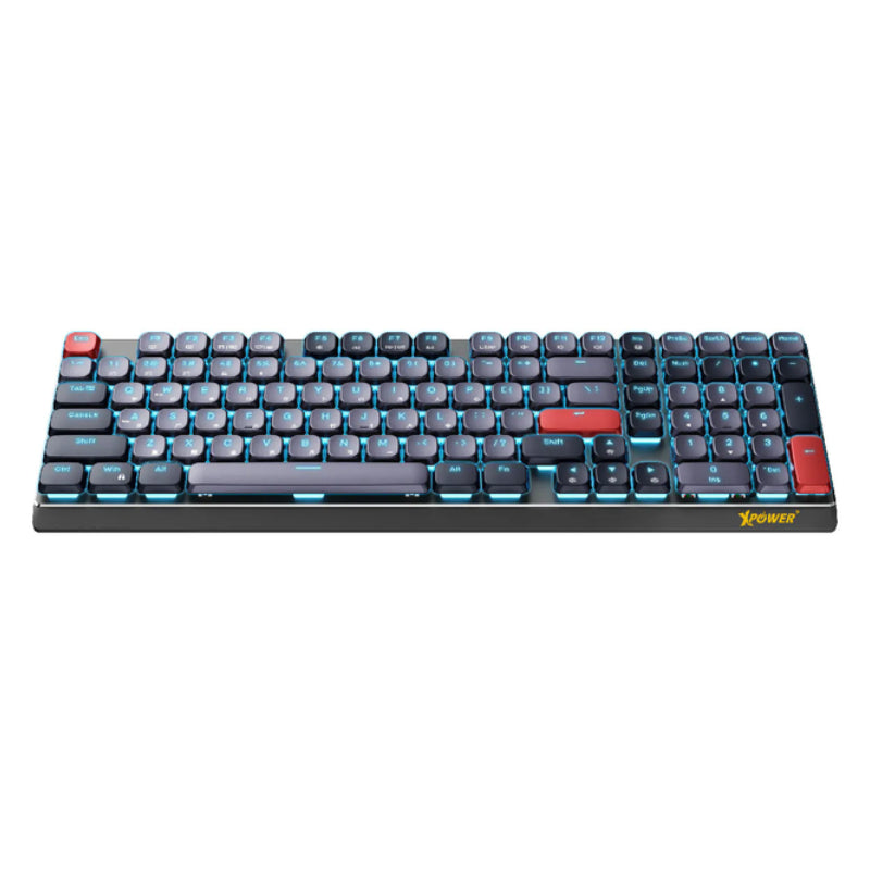 XPower CHARON 98 Keys Tri-mode Wireless Low-profile Mechanical Keyboard
