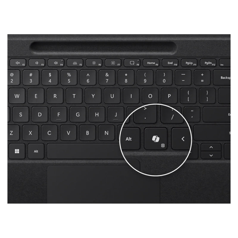 Microsoft Surface Pro Flex Keyboard - Bluetooth / Arabic/English / Black / for Surface Pro 11