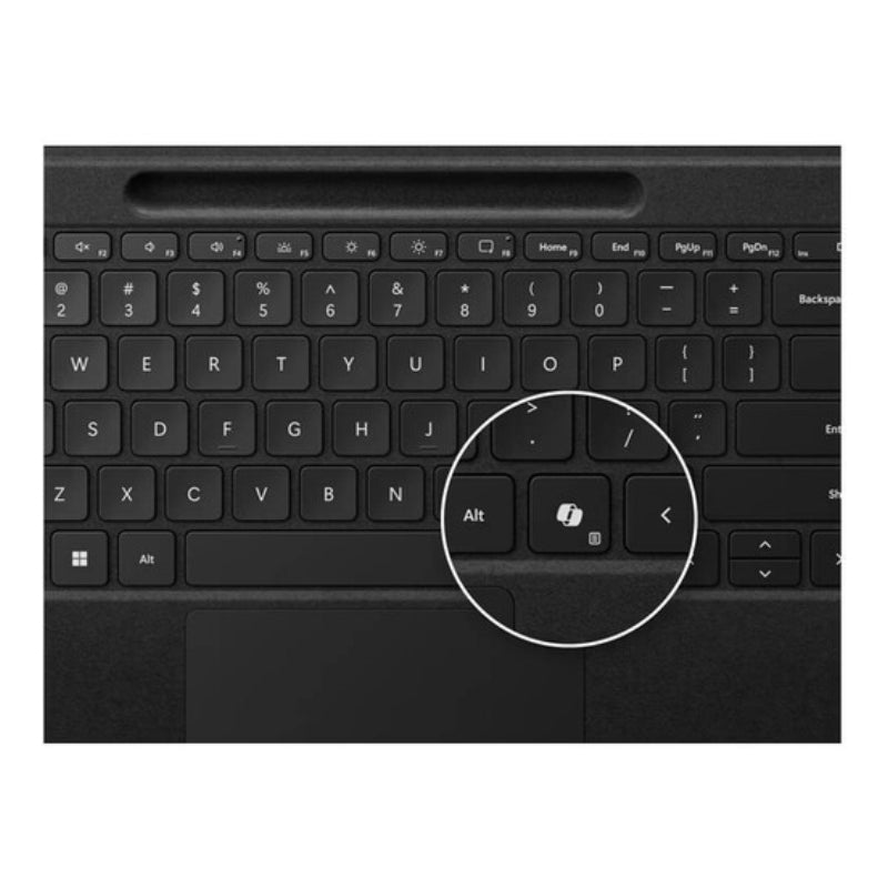 Microsoft Surface Pro Flex Keyboard with Slim Pen - Bluetooth / Arabic/English / Black / for Surface Pro 11