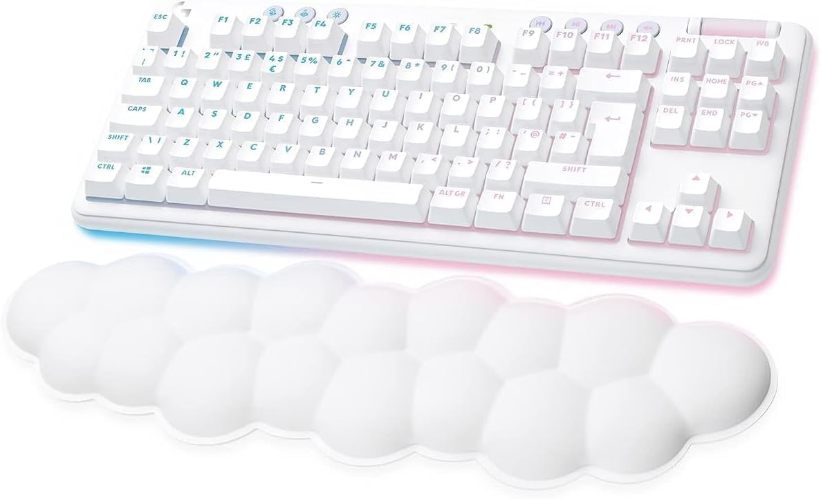 Logitech G715 TKL Wireless Mechanical Gaming Keyboard - OFF White