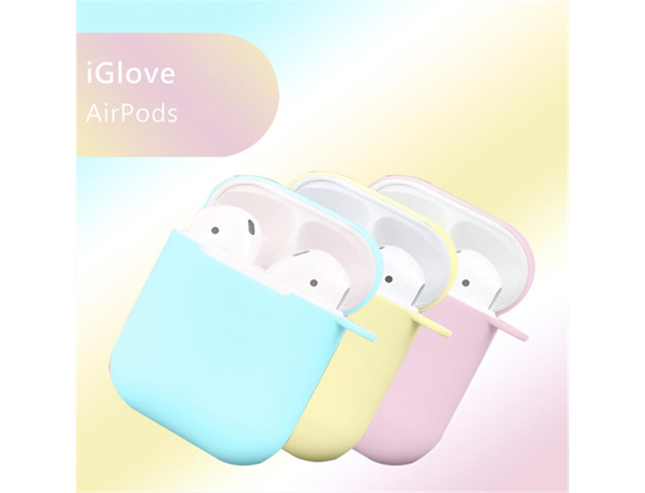 Wiwu Iglove Soft Silicone Cases For Apple Air Pods 3 Pcs Pack- Macaroon Set