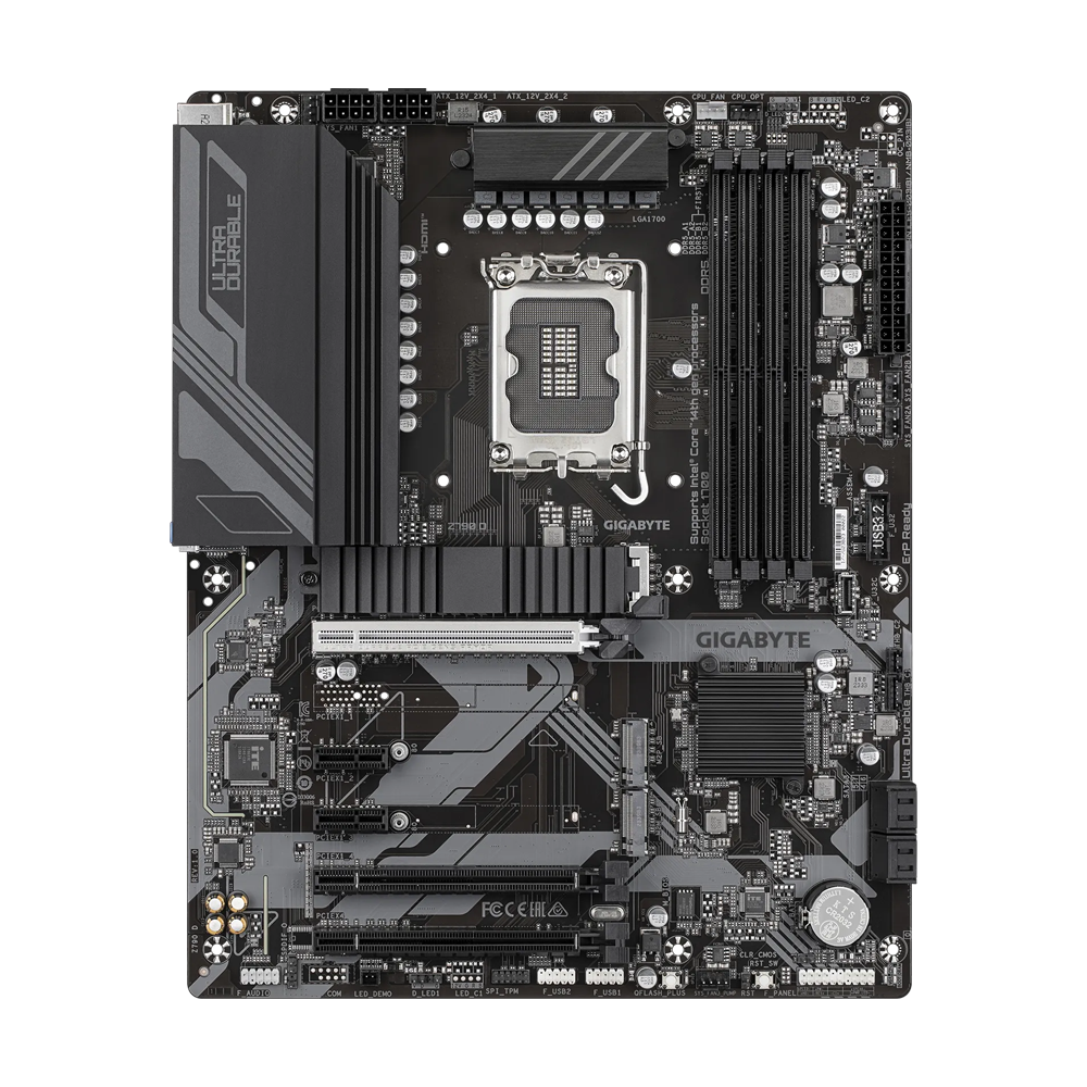 GIGABYTE Z790 D 1.2 Motherboard - DDR5 / HDMI / DisplayPort / USB - Black