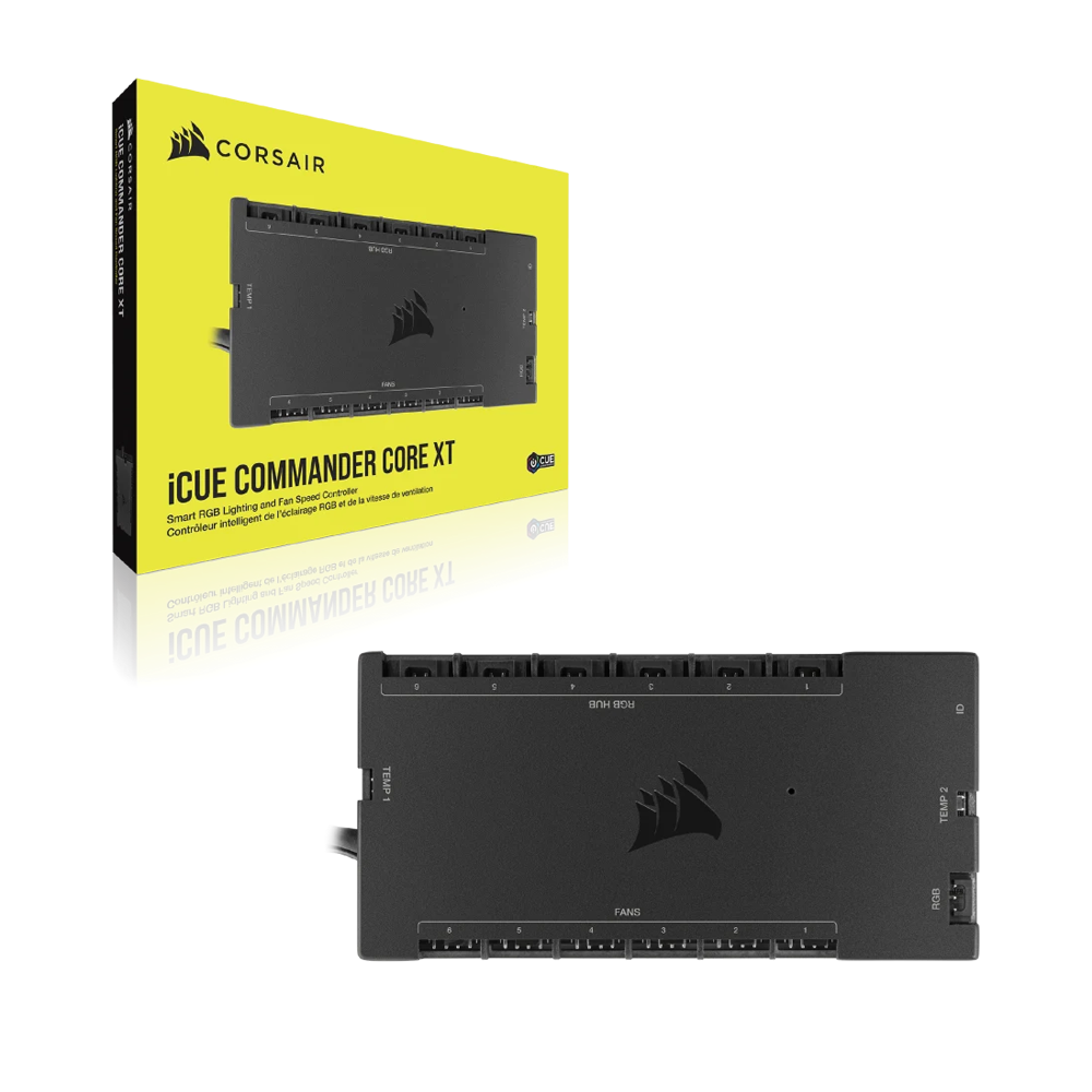 CORSAIR iCUE COMMANDER CORE XT Smart RGB Lighting and Fan Speed Controller