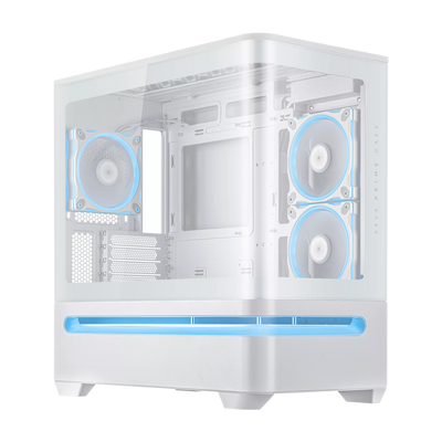 ASUS Prime AP202 ARGB mATX Case - White