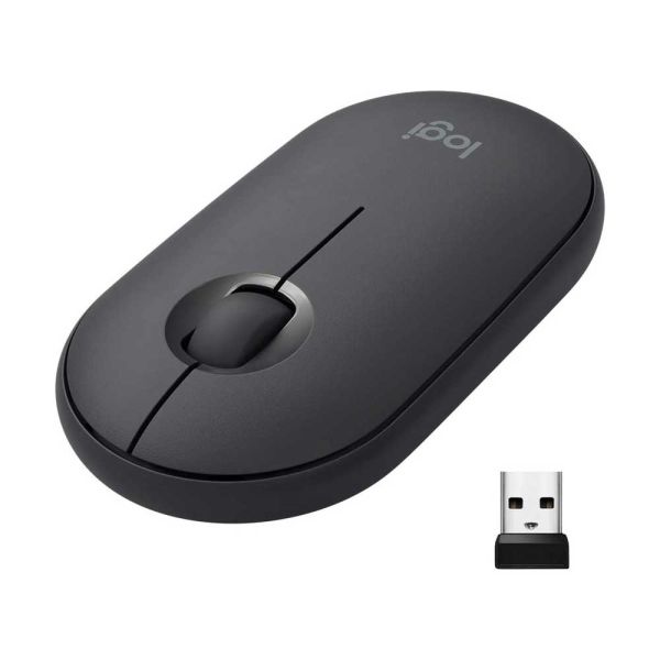 Logitech Pebble M350 Wireless / Bluetooth Mouse - Graphite