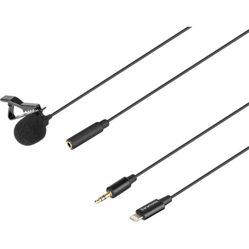 Saramonic Lavalier Microphone with detachable lightning connector - Black