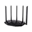 Tenda AX1500 Dual-Band Gigabit Wi-Fi 6 Router - 300Mbps / LAN / WAN / Black