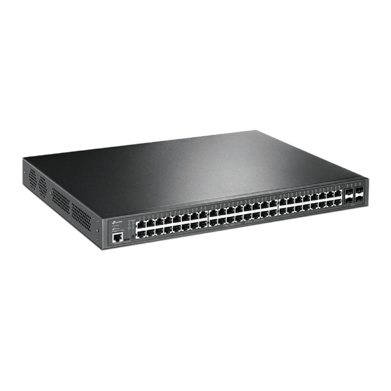 TP-Link (TL-SG3452P) JetStream 52-Port Gigabit L2+ Managed Switch with 48-Port PoE+ - 104 Gbps / LAN