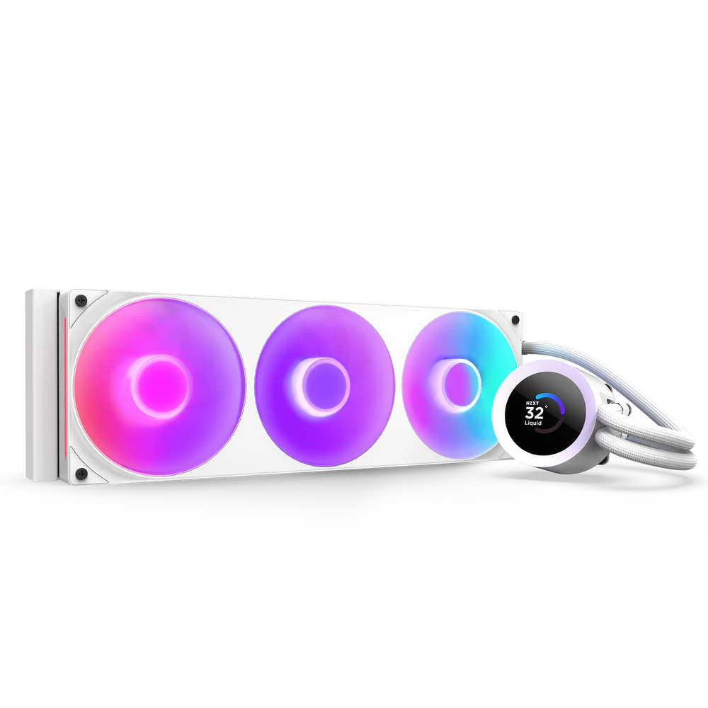 NZXT Kraken 360 RGB V2 AIO Liquid Cooler - 360mm / White
