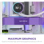 NZXT H9 Flow RGB+ (2025) Dual-Chamber Mid Tower Case With RGB Fans & Control Hub - All White