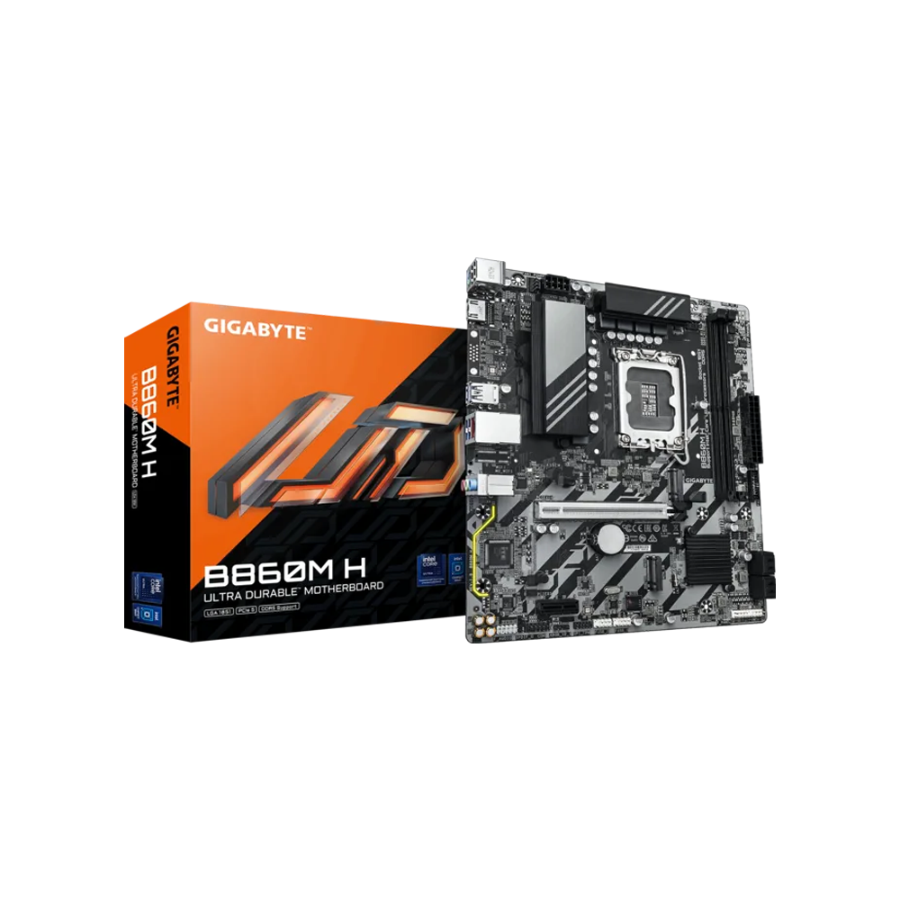 GIGABYTE B860M H Motherboard - DDR5 / HDMI / USB - Black