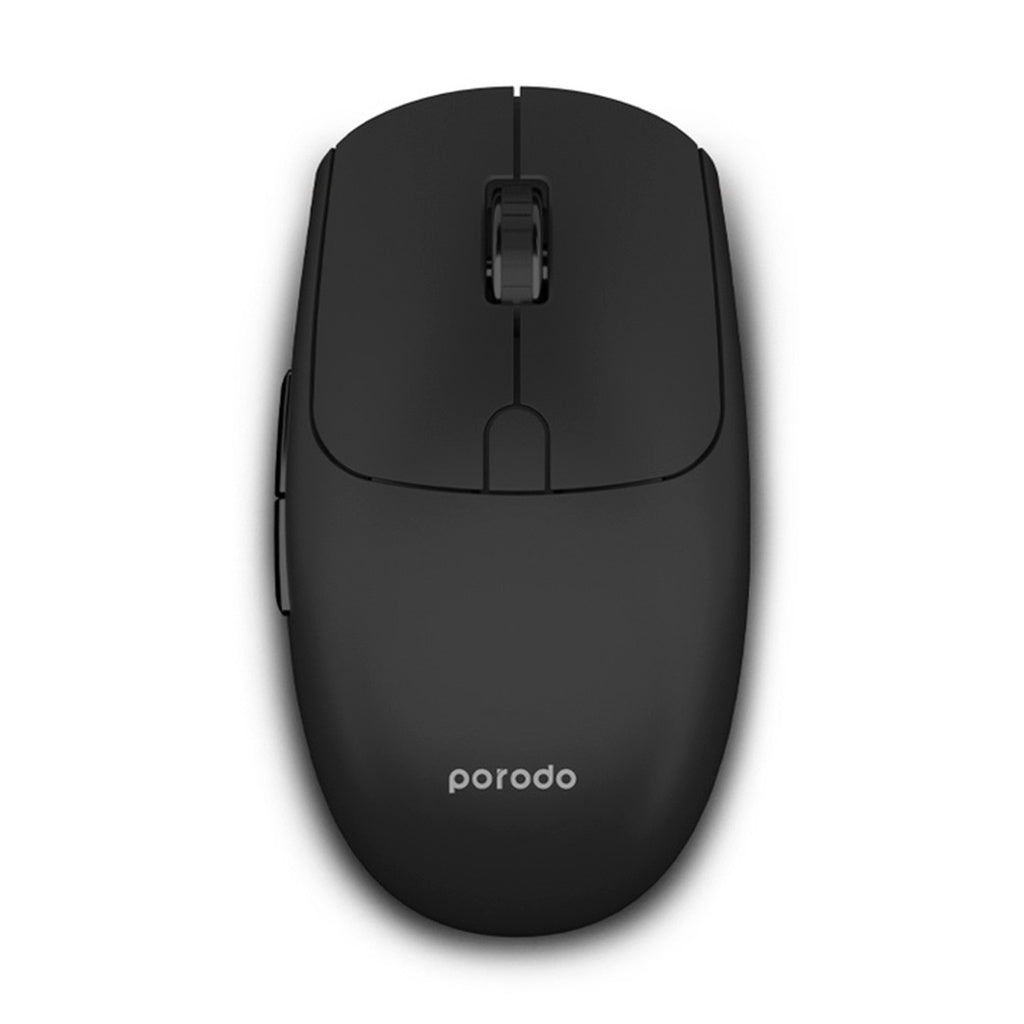 Porodo 6D Dual Mode Wireless Mouse - Black