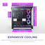 NZXT H9 Flow RGB (2025) Dual-Chamber Mid Tower Case With RGB Fans - Black