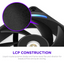 NZXT F360X Performance RGB Single Frame Case Fan - 360mm / Black