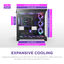 NZXT H9 Flow RGB+ (2025) Dual-Chamber Mid Tower Case With RGB Fans & Control Hub - All Black