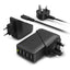 RAVPower RP-PC023 40W 4-Port USB Charger (UK) - Black
