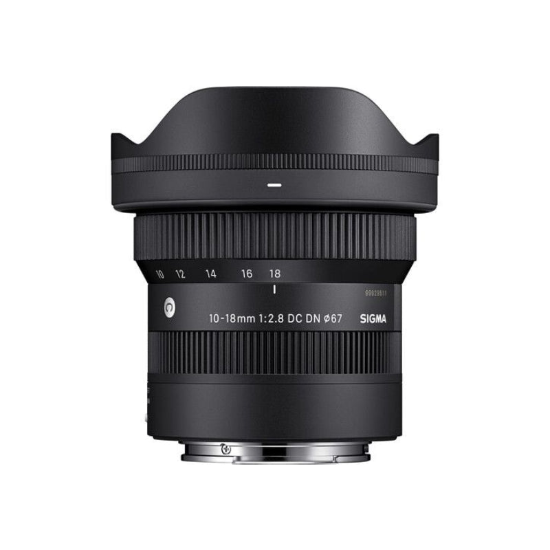 Sigma 10-18mm f/2.8 DC DN Contemporary Lens for Sony E - 67 mm / Autofocus / APS-C - Black