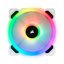 CORSAIR LL120 RGB Triple Pack With Lighting Node Pro - 120mm / White