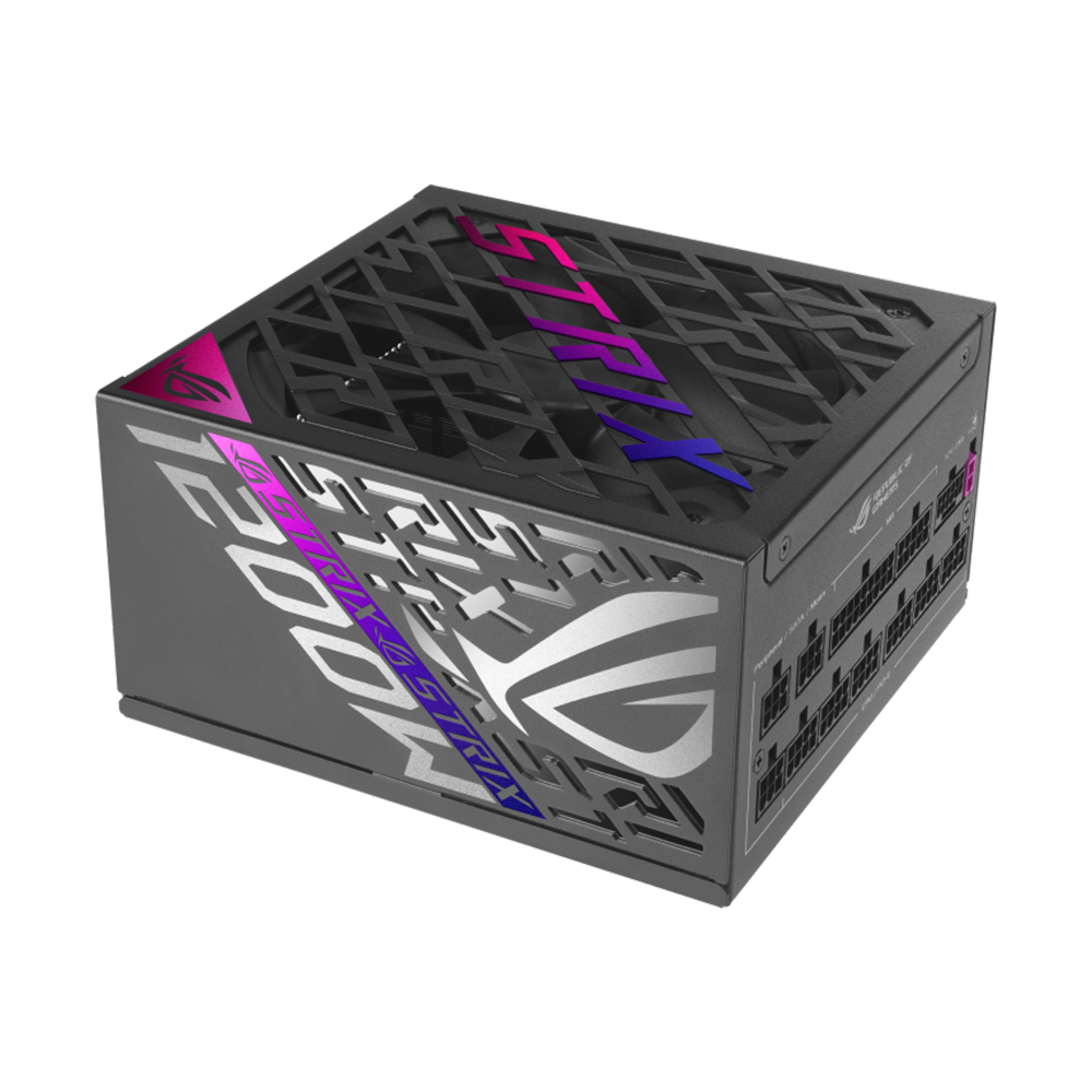 ASUS ROG STRIX 80 Plus Platinum ATX 3.1 PCIe Gen 5 Power Supply - 1200W / Black