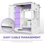 NZXT H9 Flow RGB+ (2025) Dual-Chamber Mid Tower Case With RGB Fans & Control Hub - All White