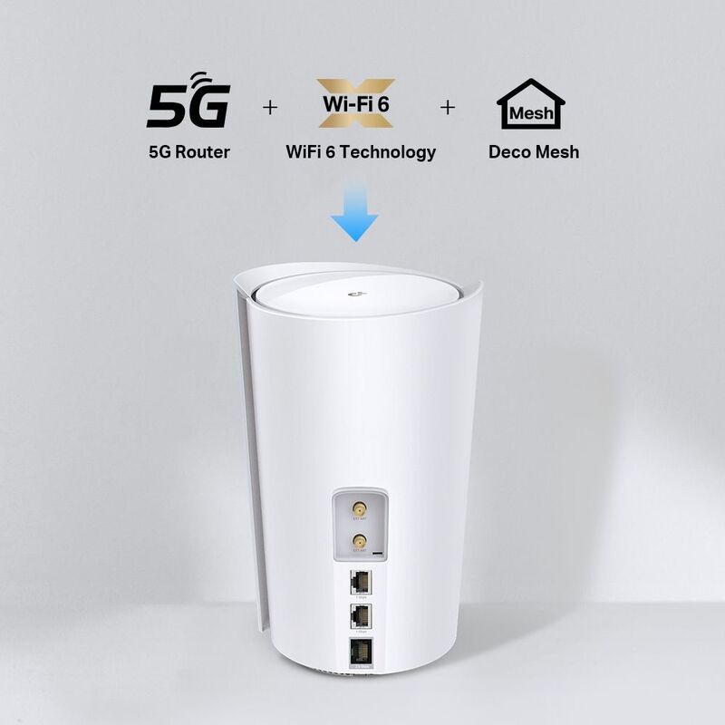 TP-Link Deco X50-5G (AX3000) Whole Home Mesh WiFi 6 Gateway - 5GHz (2402 Mbps) / 2.5 Gbps Port