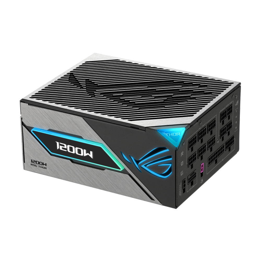 ASUS ROG THOR ATX 3.1 PCIe Gen 5 80 Plus Platinum Power Supply - 1200W / Black