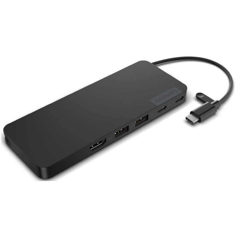 Lenovo USB-C Slim Travel Dock - HDMI/USB-C/USB-A / Eclipse Black