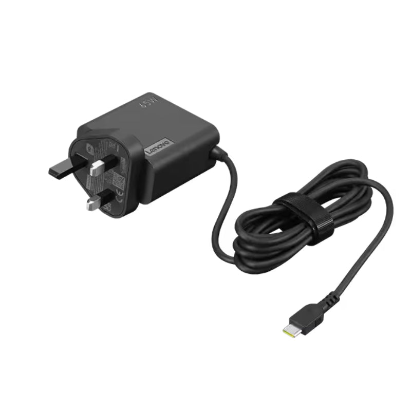 Lenovo USB-C Wall Adaptor-UK Pin - 65W / Black