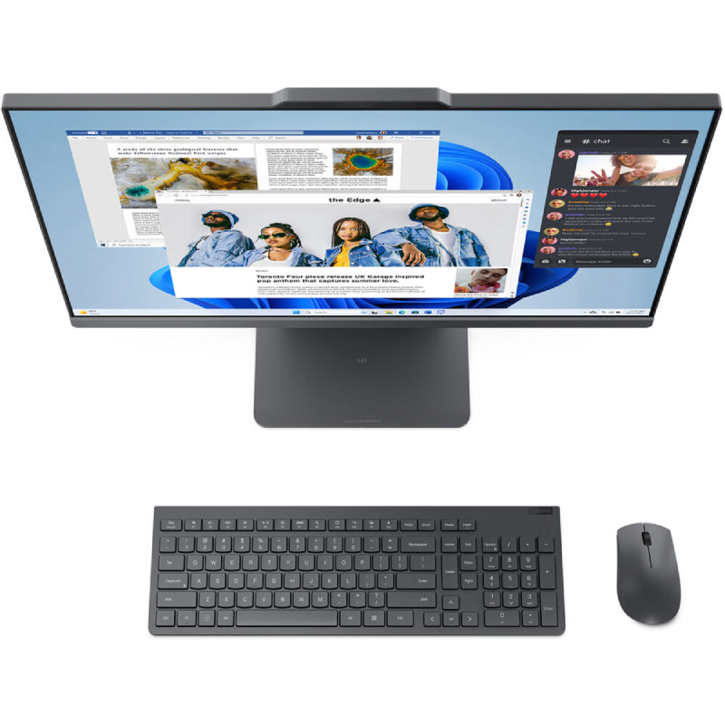 Lenovo IdeaCentre Gen 9 AIO PC - i5 / 8GB / 512GB (NVMe M.2 SSD) / 23.8" FHD Non-Touch / DOS (Without OS) / 1YW / Luna Grey - Desktop