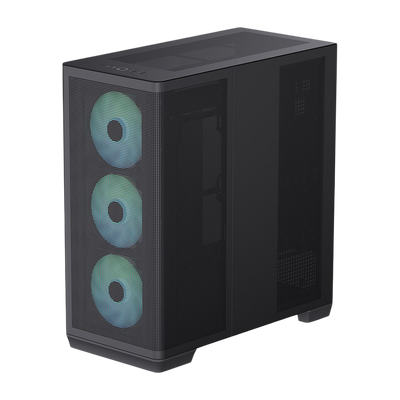 APNX CREATOR C1 V1 ARGB Fan x 4 Mid Tower Case - Black