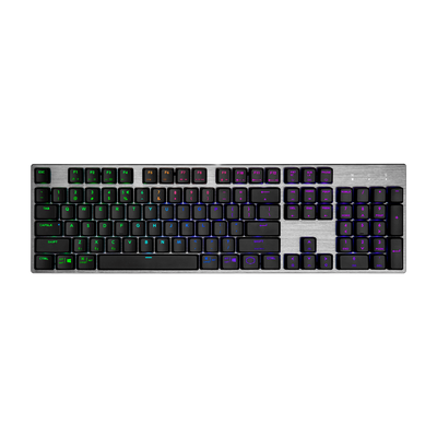 Cooler Master SK653 RGB Wireless Low Profile Mechanical Red Switch Keyboard - Black