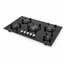 Glemgas Built-In Crystal Glass Gas Hob, 90cm GLGV955HBK