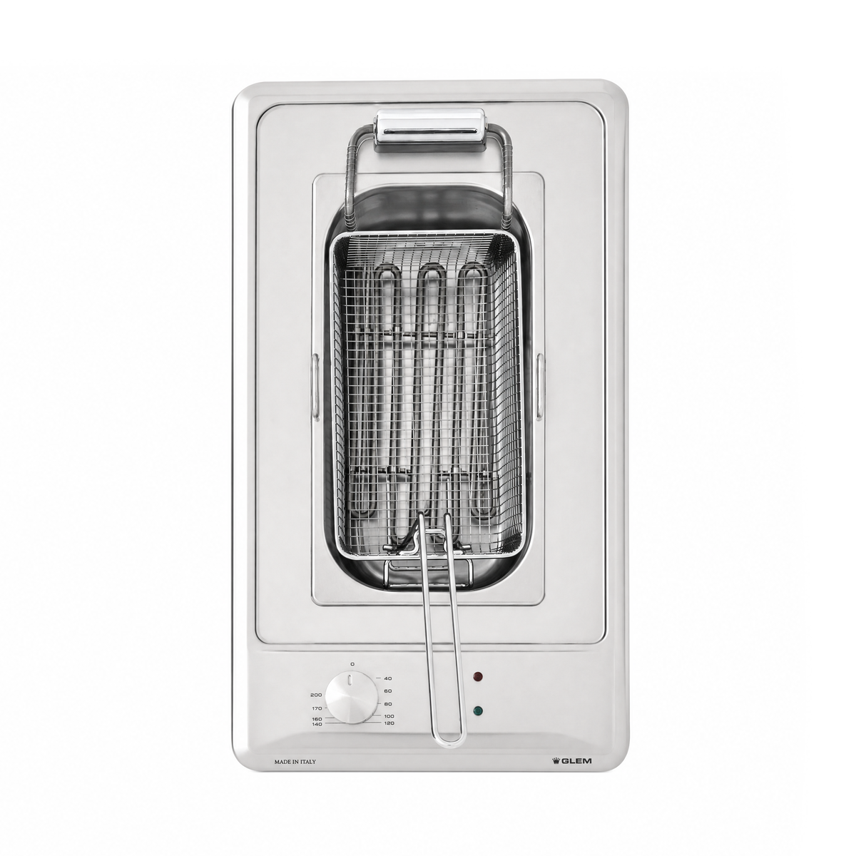 Glemgas Built-In Electric Fryer 30cm, GLGT3FIX - Stainless Steel