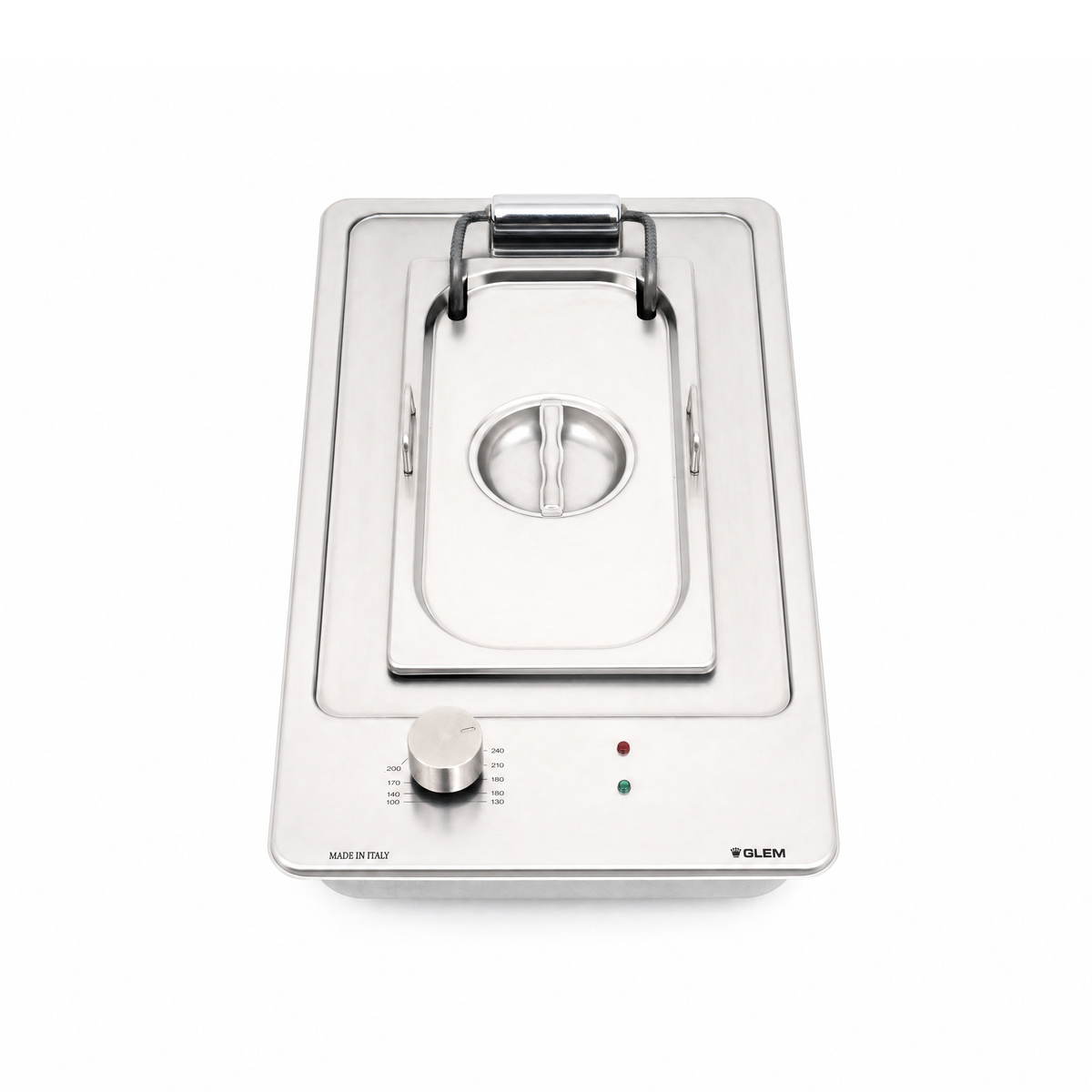 Glemgas Built-In Electric Fryer 30cm, GLGT3FIX - Stainless Steel
