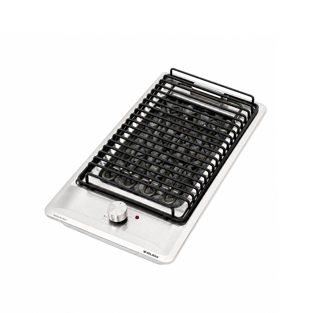 Glemgas Built-In Electric Barbecue Grill 30cm, GLGT3BIX - Stainless Steel
