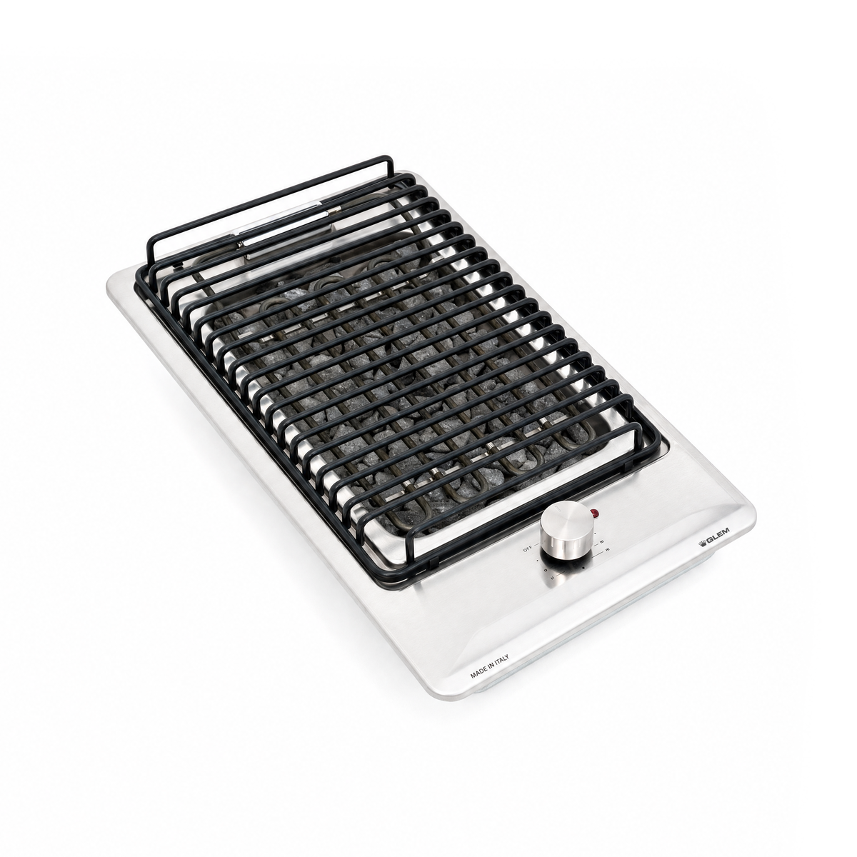 Glemgas Built-In Electric Barbecue Grill 30cm, GLGT3BIX - Stainless Steel