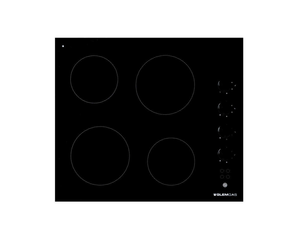 Glemgas Built-In Ceramic Hob, 60cm GLGTH64K