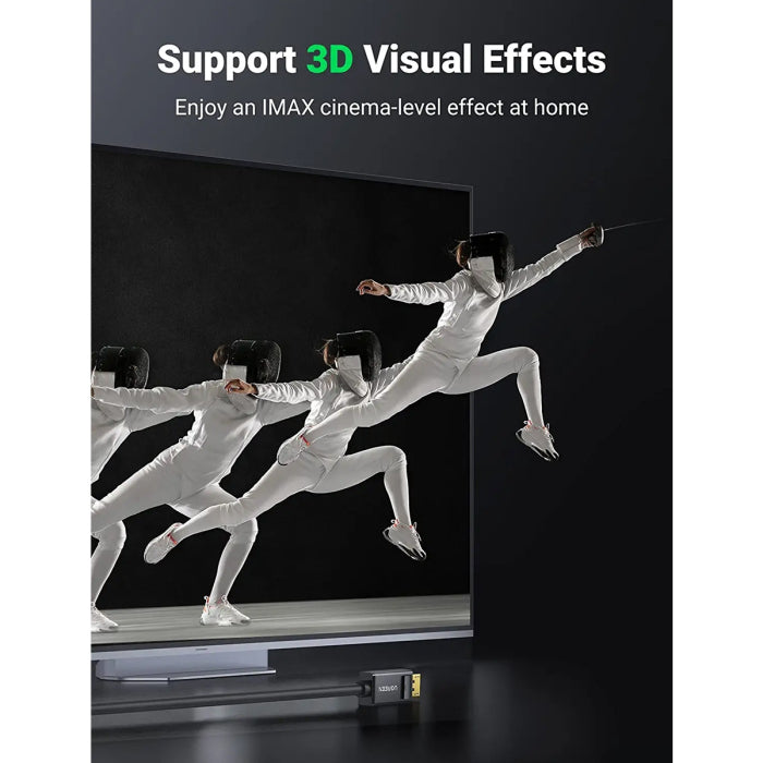 يوجرين منفذ العرض إلى إتش دي إم أي  كابل  3 متر  أسود