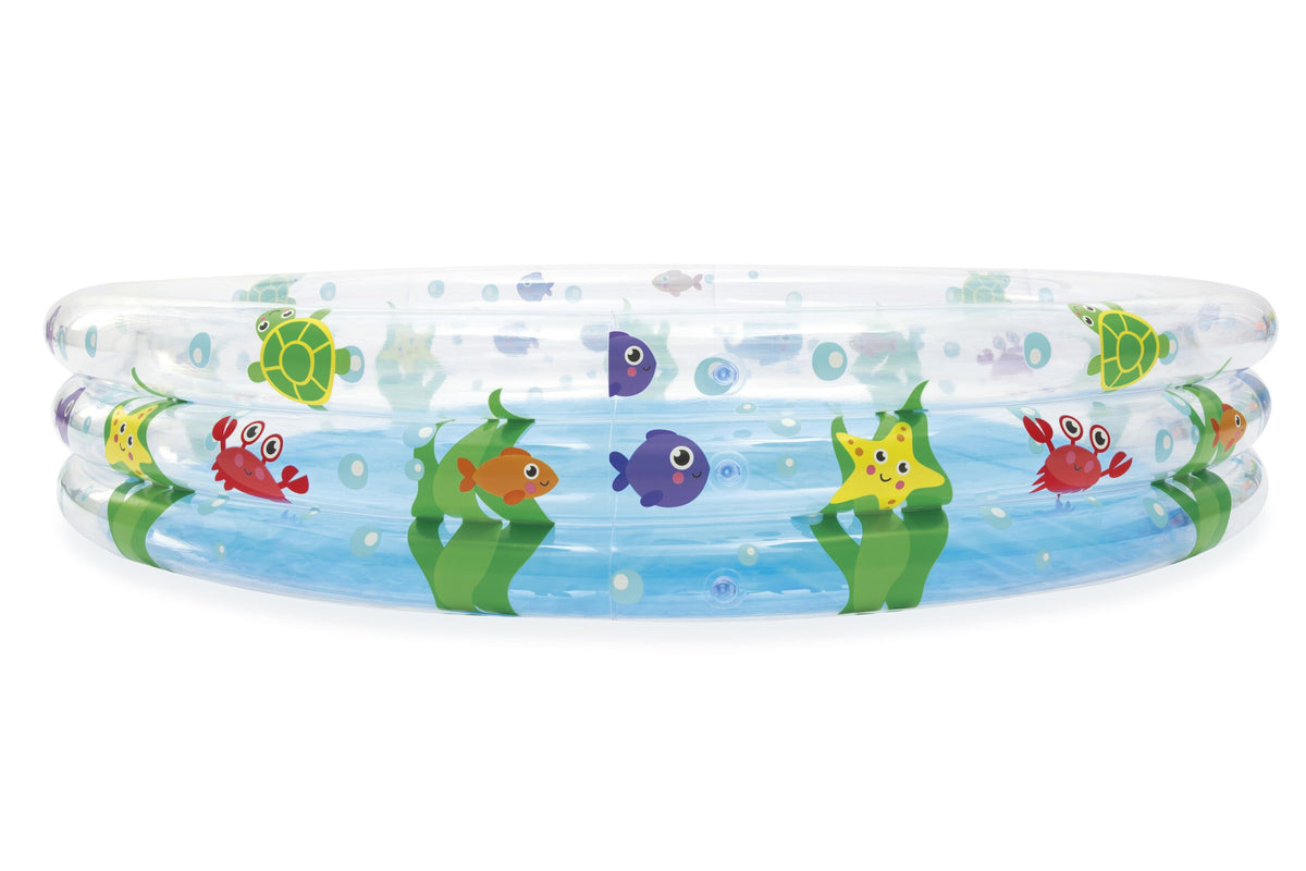Bestway 1.83M X H33Cm Deep Dive 3-Ring Pool (Contents:One Pool, Repair Patch) Age 2+