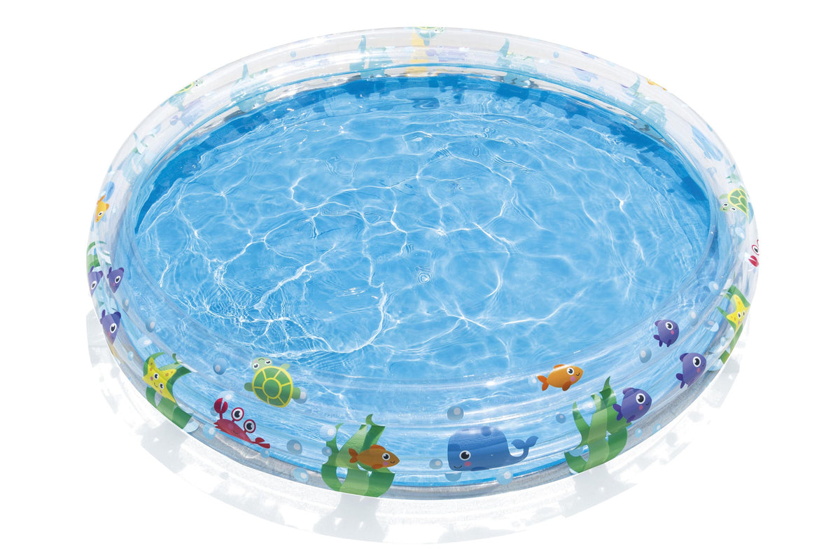 Bestway 1.83M X H33Cm Deep Dive 3-Ring Pool (Contents:One Pool, Repair Patch) Age 2+