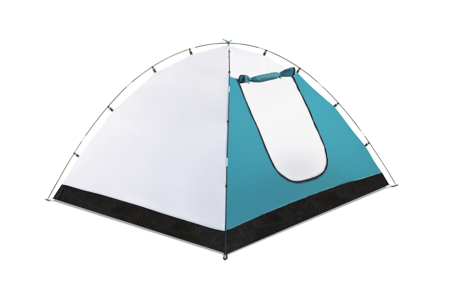 Bestway (2.10m+1.00m) x 2.40m x 1.30m activeridge 4 tent (tent, carry bag, fifteen pegs, two layers, 600mmh20)