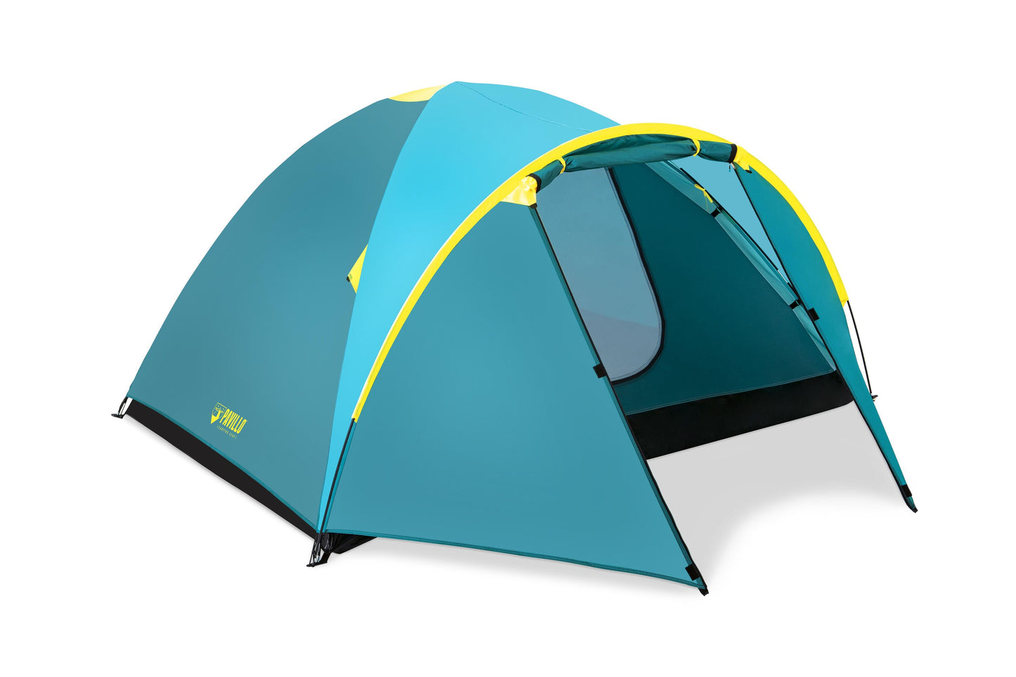 Bestway (2.10m+1.00m) x 2.40m x 1.30m activeridge 4 tent (tent, carry bag, fifteen pegs, two layers, 600mmh20)