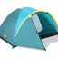 Bestway (2.10m+1.00m) x 2.40m x 1.30m activeridge 4 tent (tent, carry bag, fifteen pegs, two layers, 600mmh20)