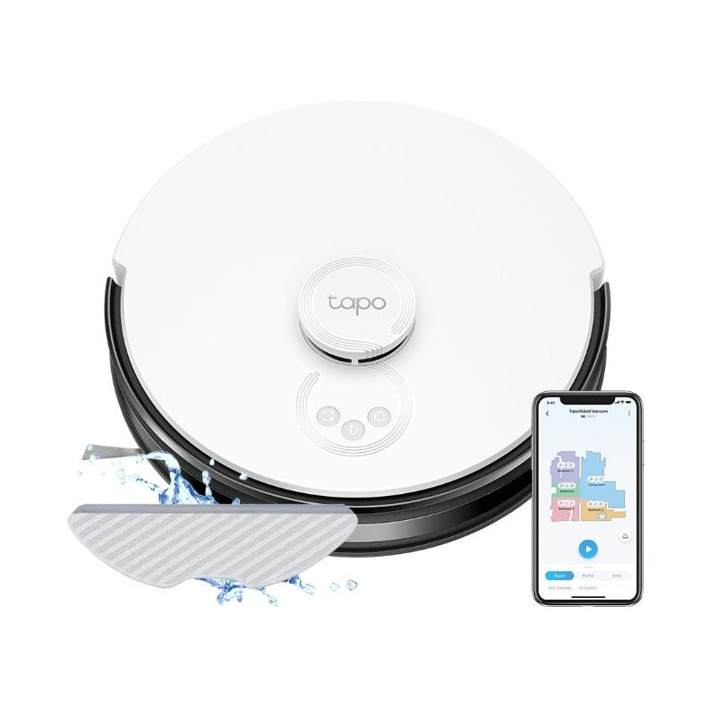 Tapo RV30 LiDAR Navigation Robot Vacuum & Mop - White