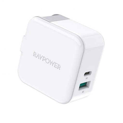 RAVPower RP-PC110 Dual Port USB Wall Charger - 18W / White