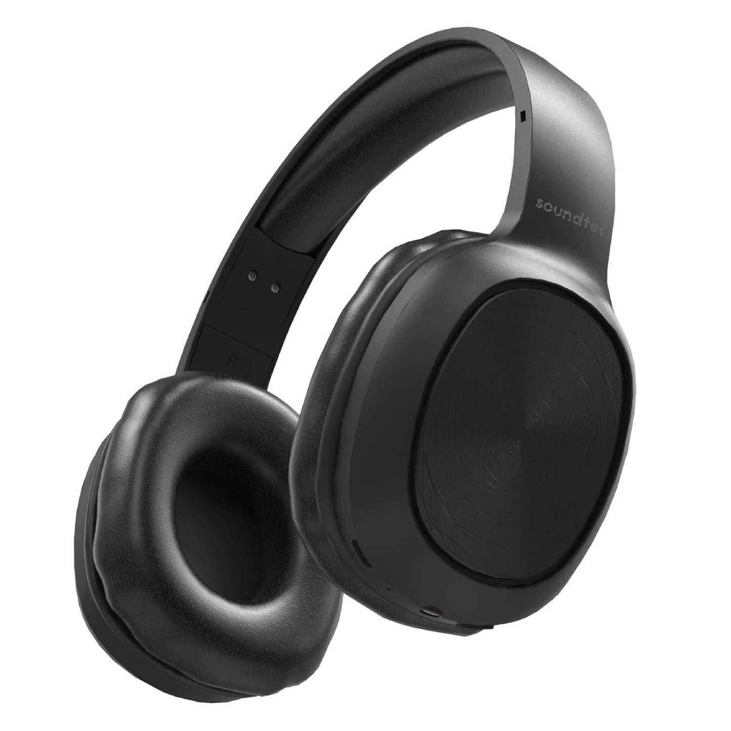 Soundtec By Porodo Pure Bass FM Wireless Headphone - Black