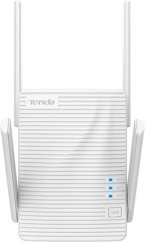 Tenda A21 Dual Band AC2100 WLAN WIFI Range Extender / 2.4 / 5GHz, Up to 1734Mbps Throughput / 3000sq.ft. Coverage / 4x 3dBi Antennas / 4x4 MU-MIMO / Signal Display / WPS / AP Mode - White