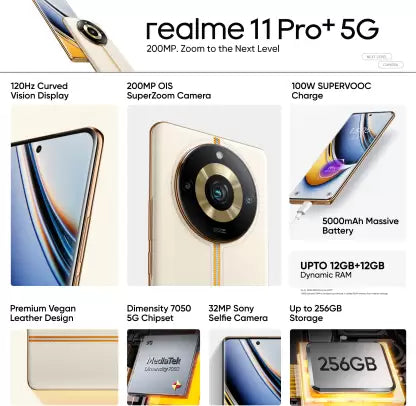 Realme 11 Pro + 5G 12GB/512GB – Night Black Mobiles & Tablets > Mobiles